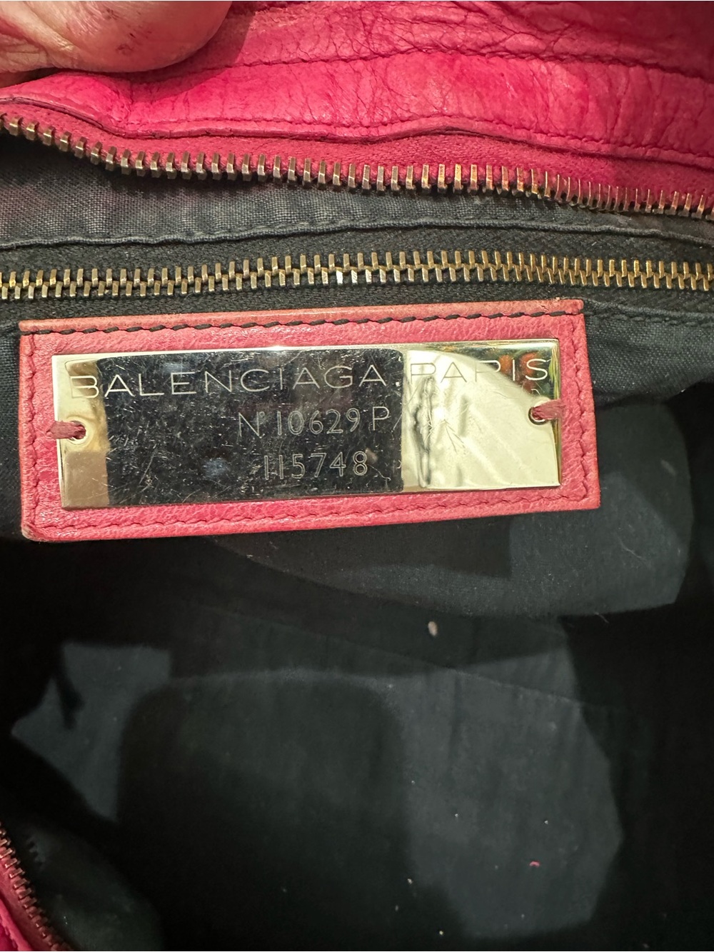 Balenciaga Classic City Motorcycle Bag Pink Arena Lambskin Leather Y2K with COA - Picture 16 of 17